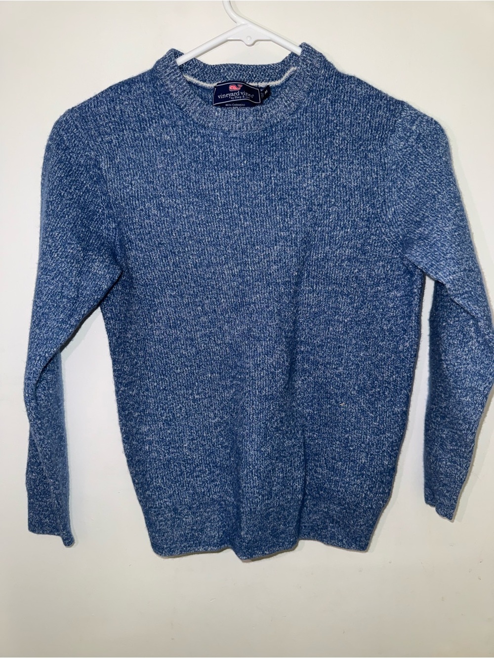 Vineyard Vines Men's Heathered Navy Crewneck Sweater